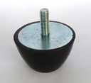 [AQMC01-0049] TOPE/SILENTBLOCK PROGRESIVO CÓNICO TRUNCADO M-12X35 A 65º SHORE, Rª. TP-85
